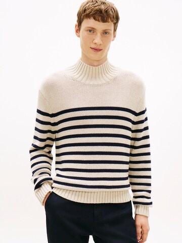 TOMMY HILFIGER Sweater 'Heritage' in Beige: front