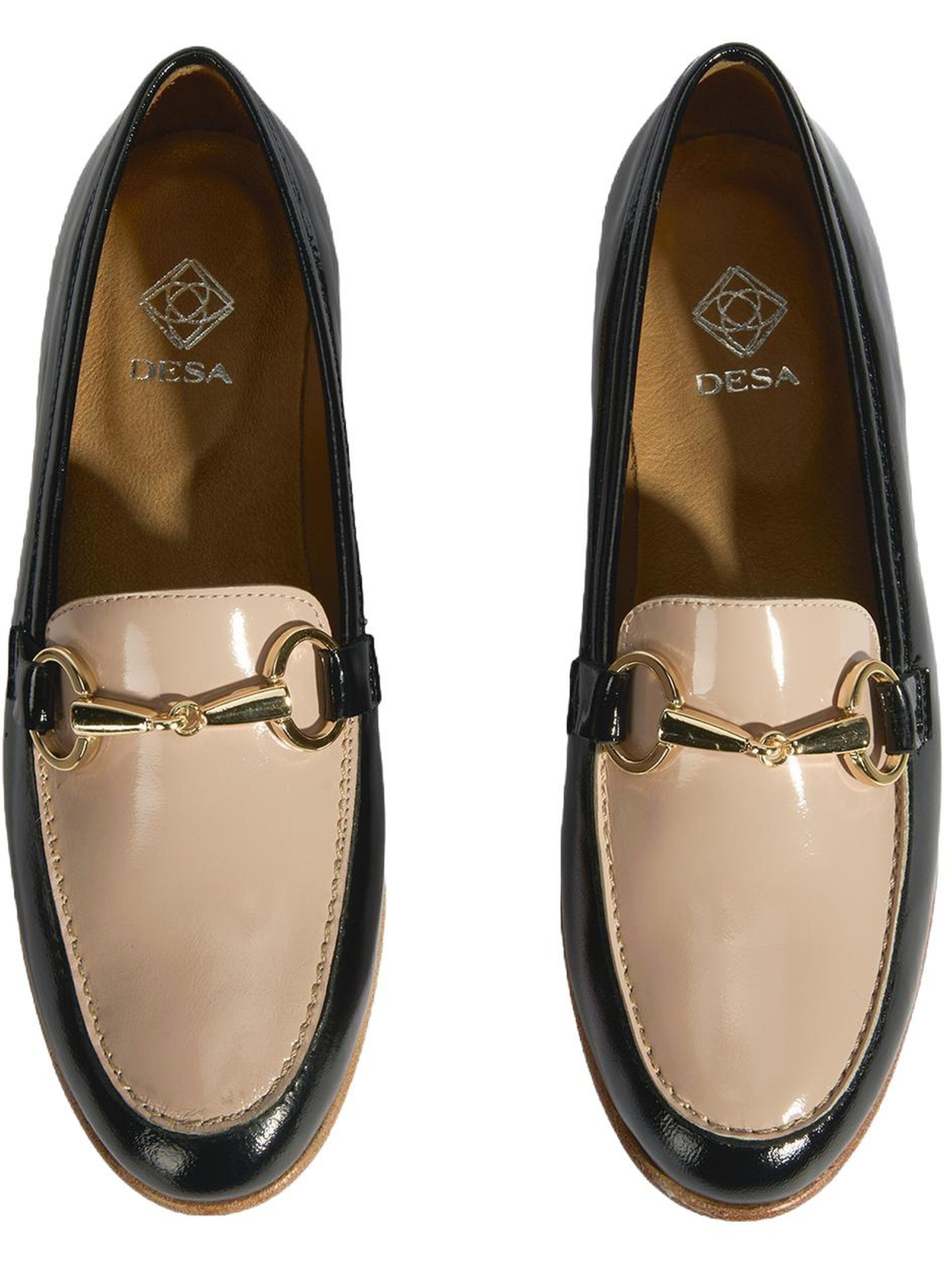 Desa Moccasin 'Slip-Ons' in Black