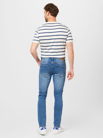 Denim Project Skinny Jeans 'Mr. Red' in Blau