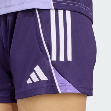 Regular Pantalon de sport 'Tiro 25' ADIDAS PERFORMANCE en violet