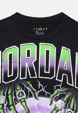 Jordan Shirt 'SHOCK AND AHHH' in Black: front