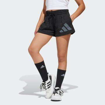 ADIDAS SPORTSWEAR Loosefit Broek 'Essentials' in Zwart: voorkant