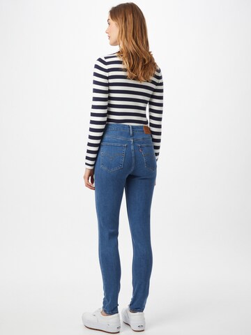 LEVI'S ® Skinny Džínsy '721 High Rise Skinny' - Modrá