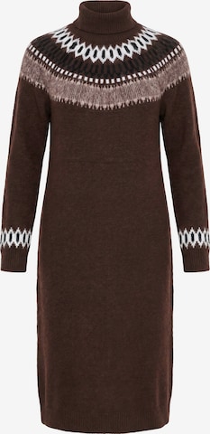 Ulla Popken Kleid in Braun: Vorderseite