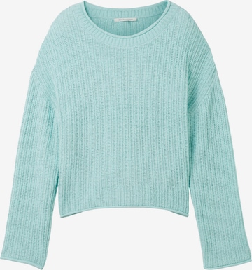 TOM TAILOR DENIM Sweater in Green: front