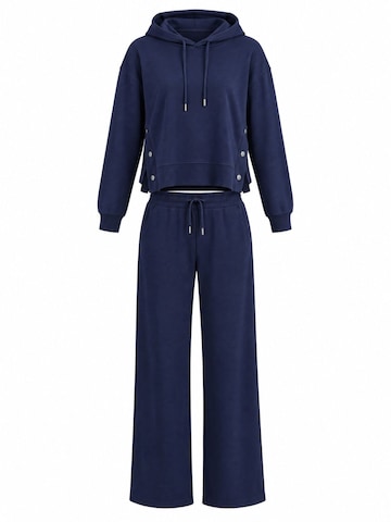 Lady Bersan Leisure suit 'Zweiteiliges Set' in Blue: front