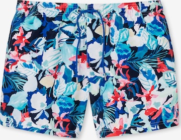 SCHIESSER Zwemshorts 'Aqua Nautical Fashion' in Blauw: voorkant