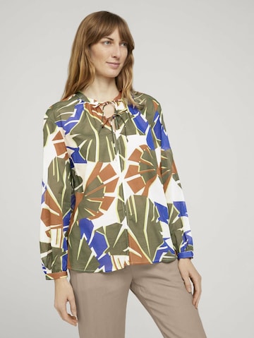 TOM TAILOR Blouse in Mixed colors: front