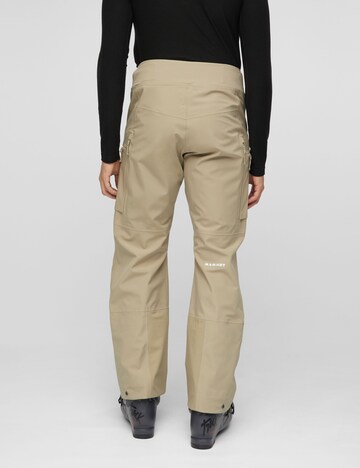 MAMMUT Regular Outdoor Pants in Brown