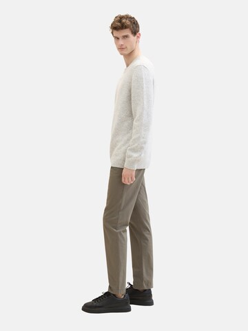 Regular Pantalon chino TOM TAILOR en vert