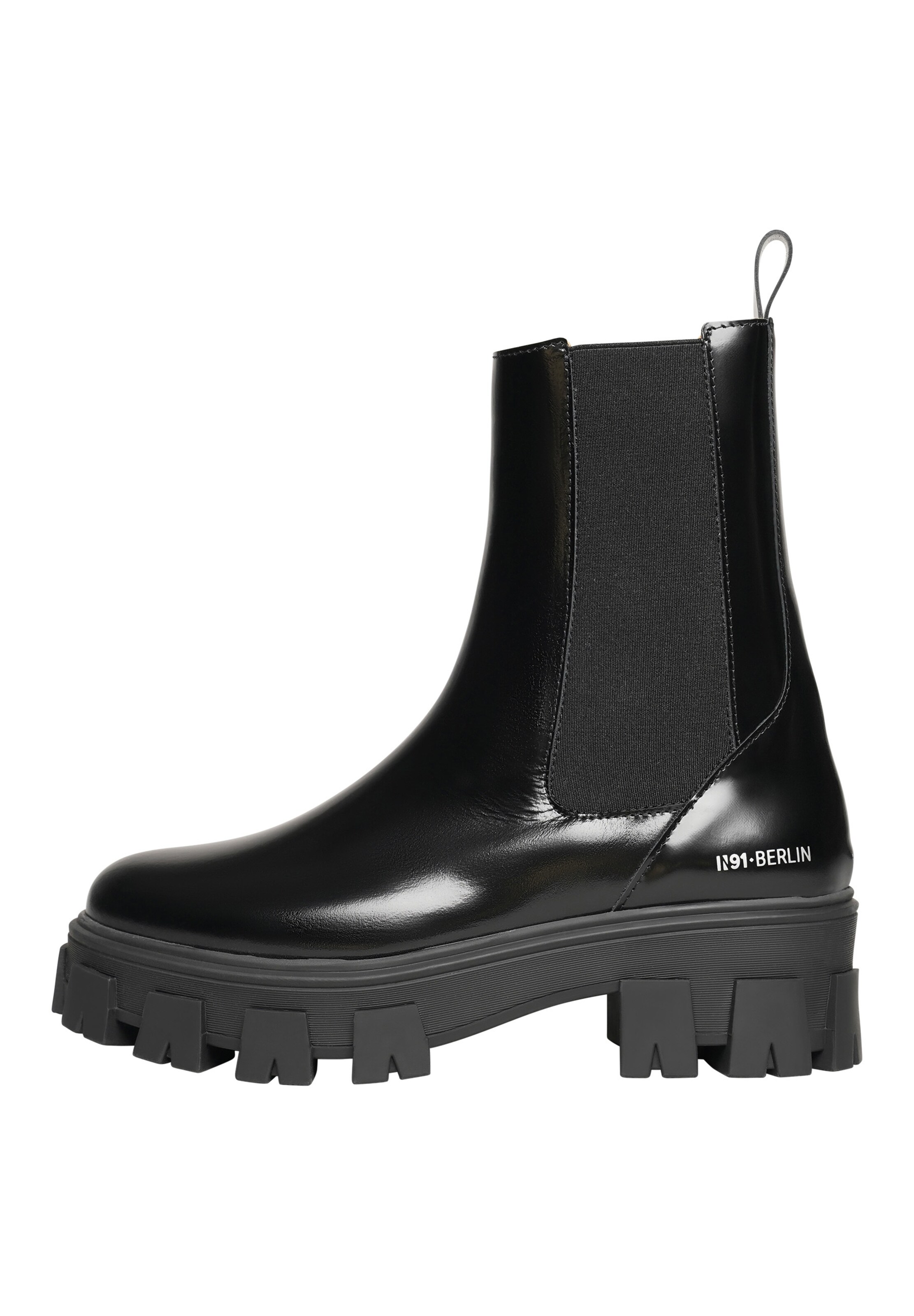 N91 Chelsea Boots in Schwarz