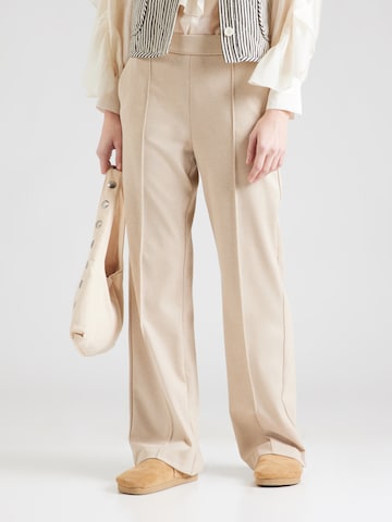 MAC Wide leg Broek 'CHIARA' in Grijs: voorkant