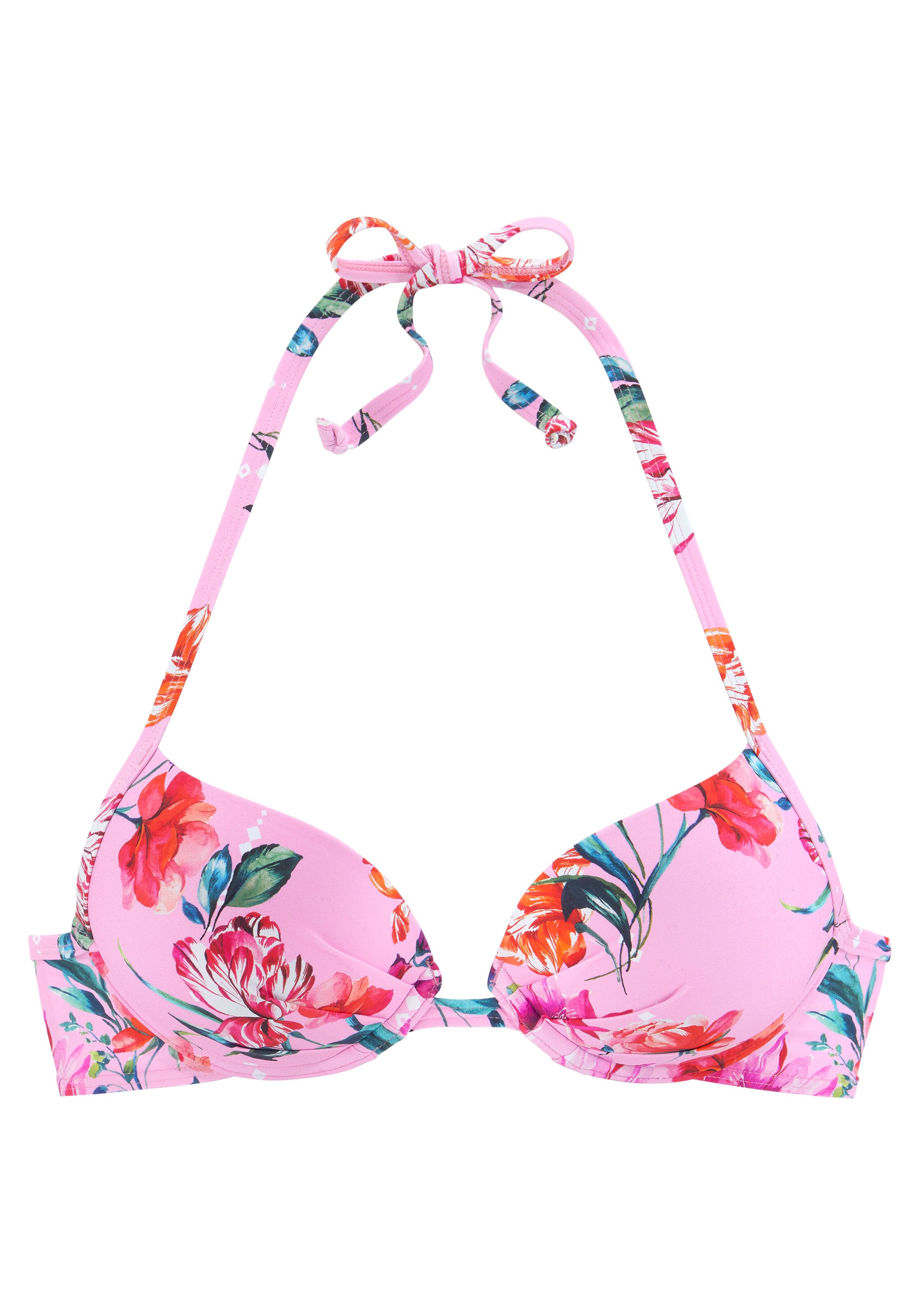 SUNSEEKER Bikini top in Pink: front