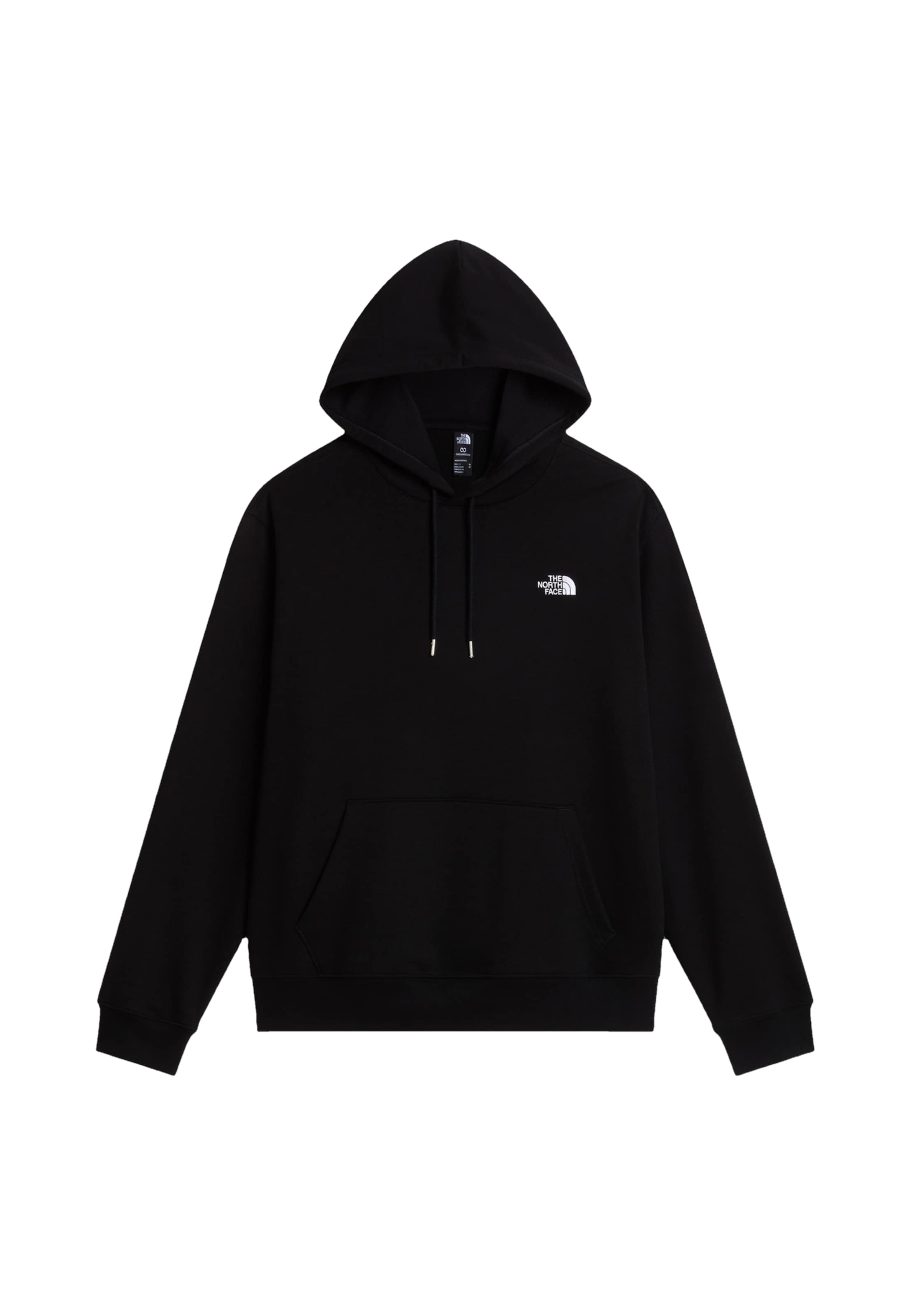 THE NORTH FACE Sweatshirt 'ESSENTIAL' i XS i sort / hvid, Produktvisning