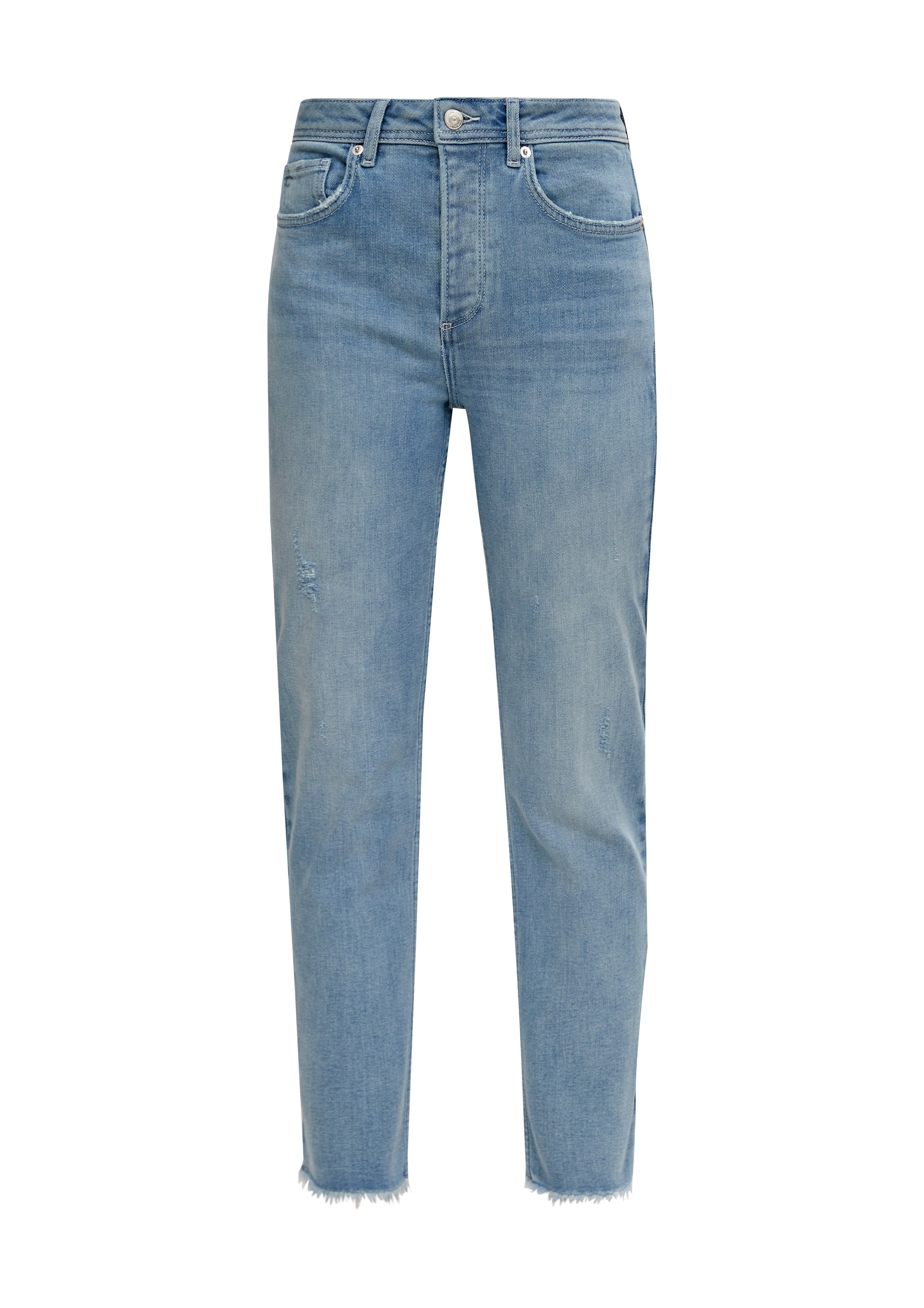 Coupe slim Jean comma casual identity en bleu : devant