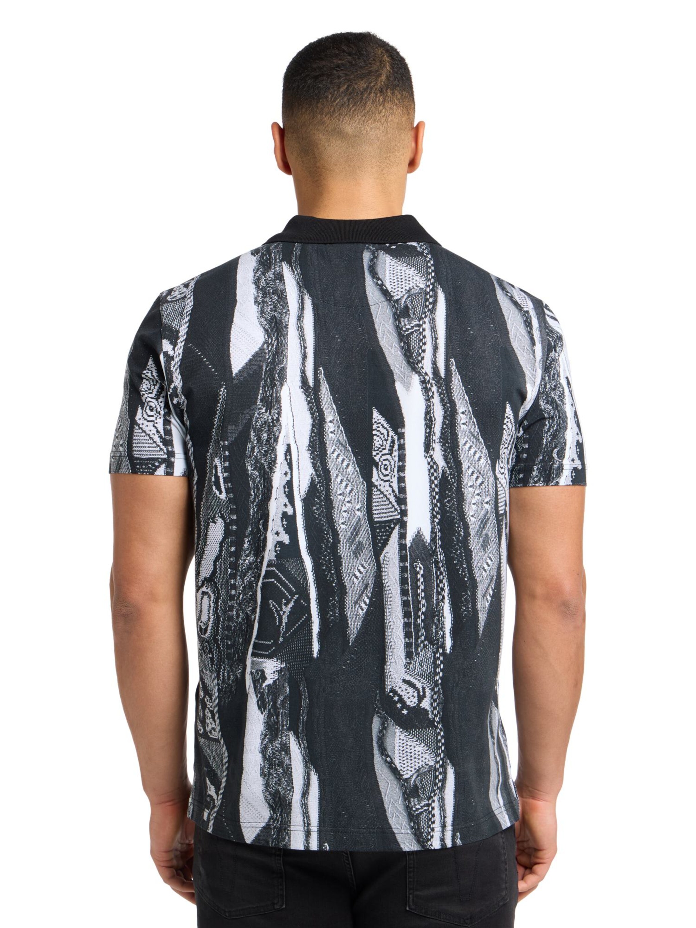 T-Shirt 'Egg' Carlo Colucci en noir