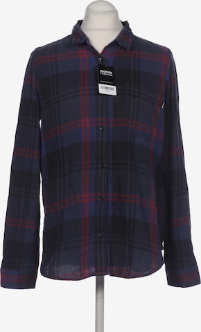 VANS Button Up Shirt in XL in Blue: front