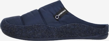 Pantoufle 'Earth' VERBENAS en bleu : devant