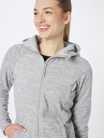 4F Athletic Fleece Jacket in Grey