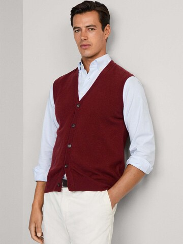 Hackett London Gebreid vest in Rood