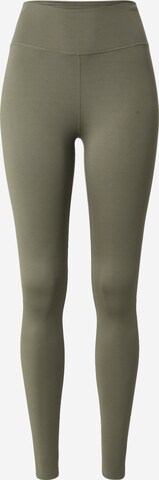 NIKE Sportbroek 'One Luxe' in Groen: voorkant