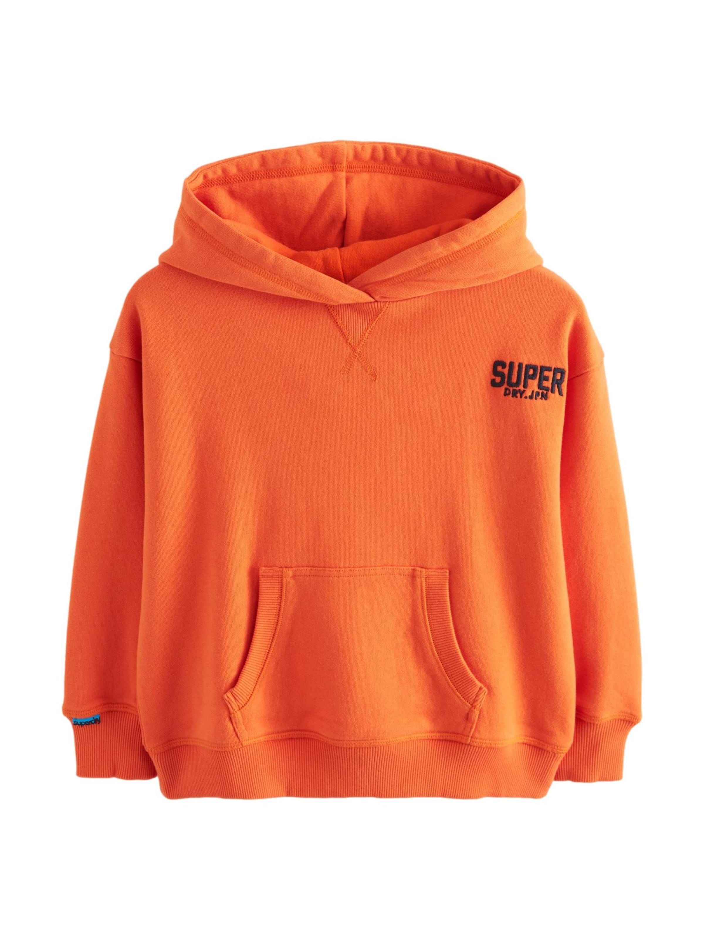 Superdry Mikina 'Essentials' - Oranžová: predná strana