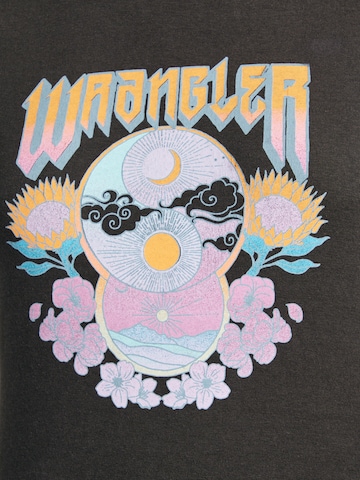 melns WRANGLER T-Krekls 'SHRUNKEN BAND'