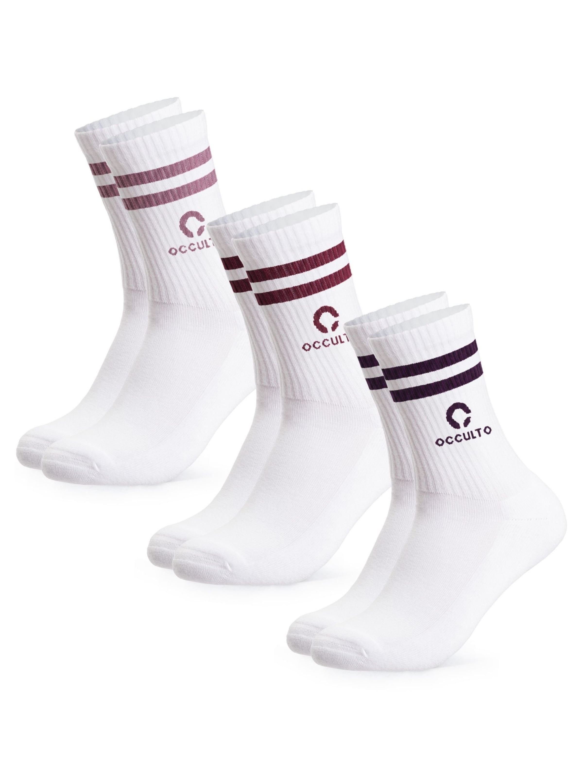 Occulto Sports socks 'Ray' in Pink: front