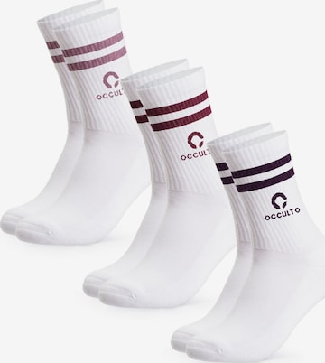 Occulto Sports socks 'Ray' in Pink: front