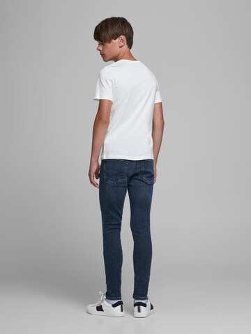 Skinny Jean 'LIAM' Jack & Jones Junior en bleu