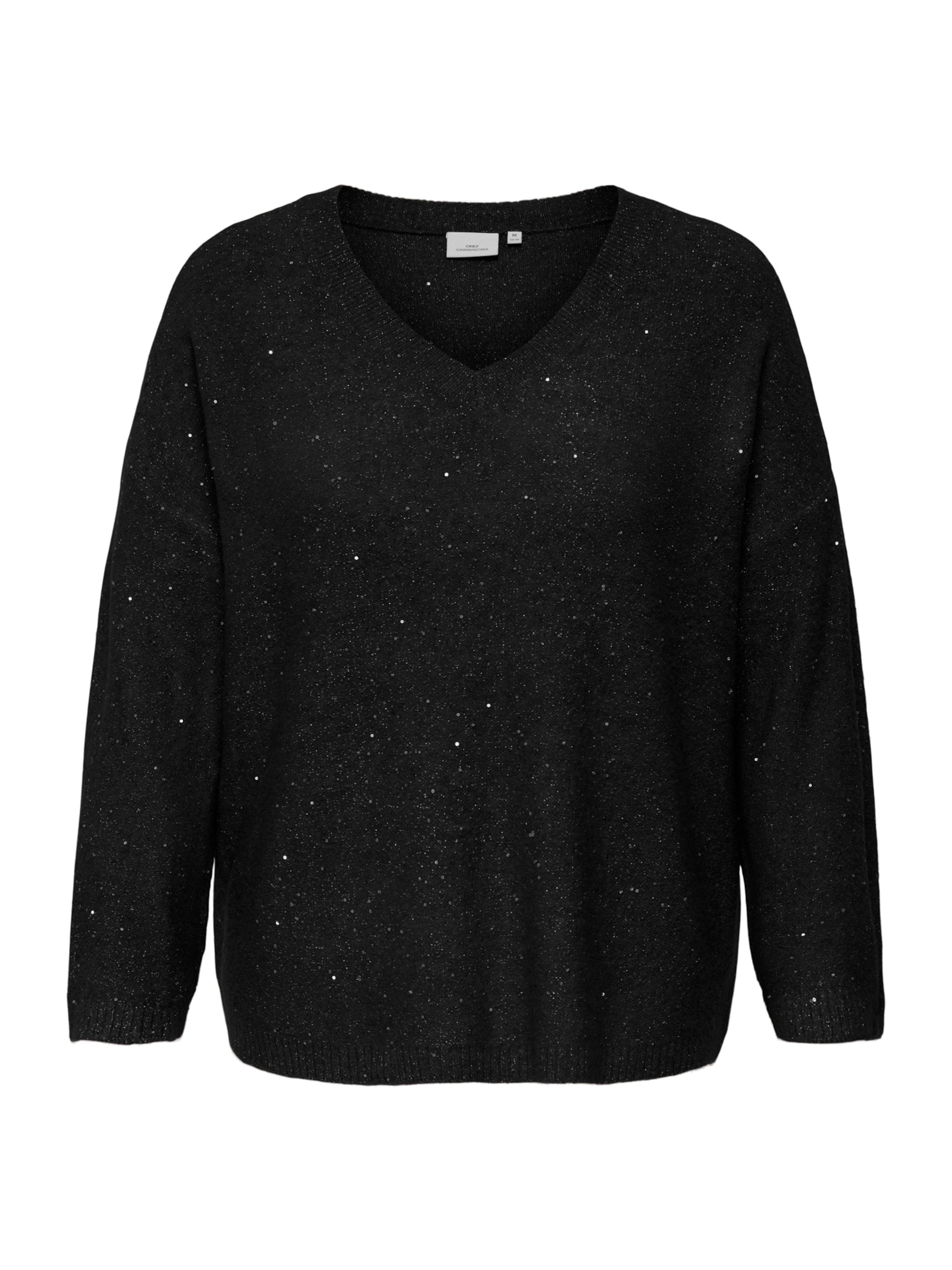 ONLY Carmakoma Sweater 'CARARIZONA' in Black: front