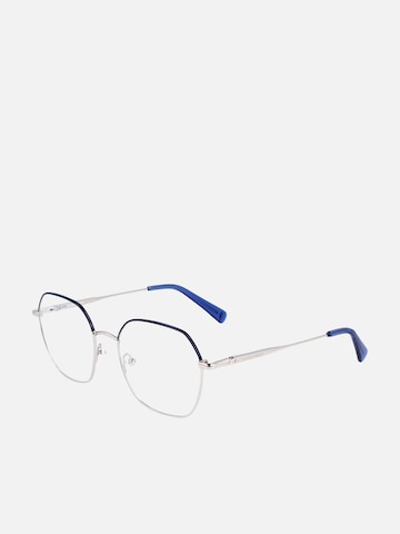 Longchamp Sunglasses 'Longchamp LO2152 Gold/black 51/19/140 WOMAN Eyewear Frame' in Silver: front