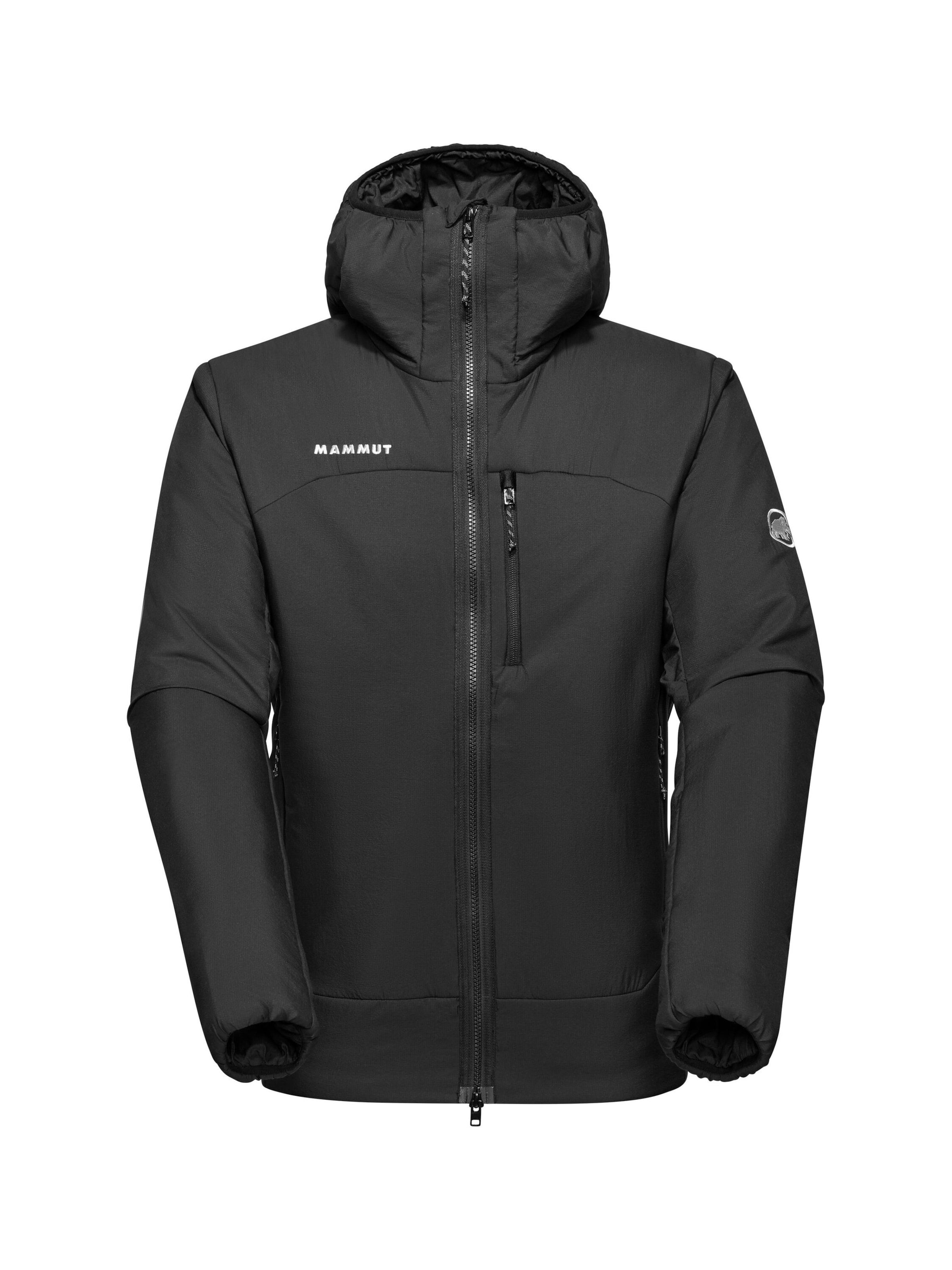 MAMMUT Funktionjacke 'Rime' in Schwarz: Vorderseite