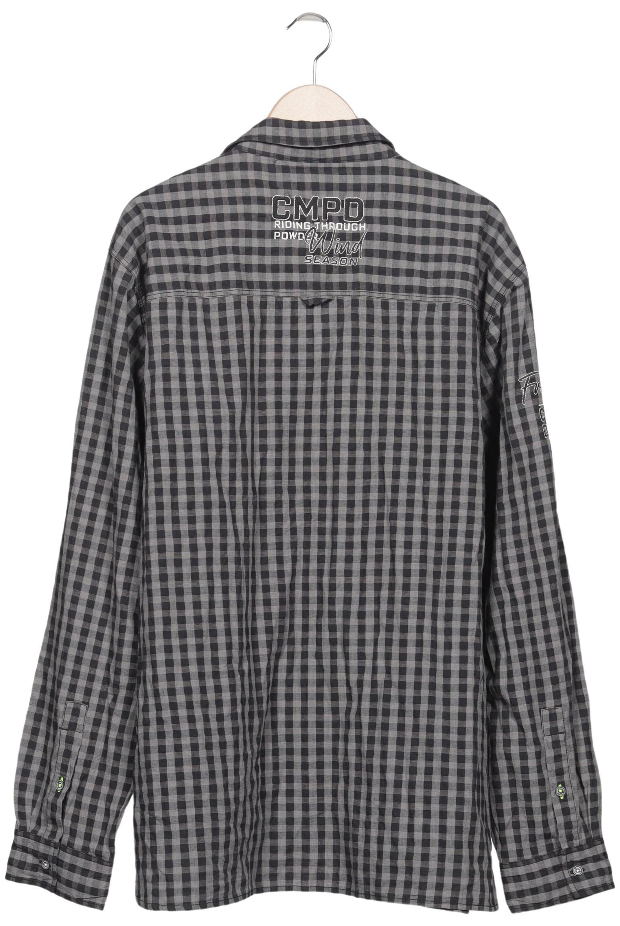 CAMP DAVID Hemd XXXL in Grau