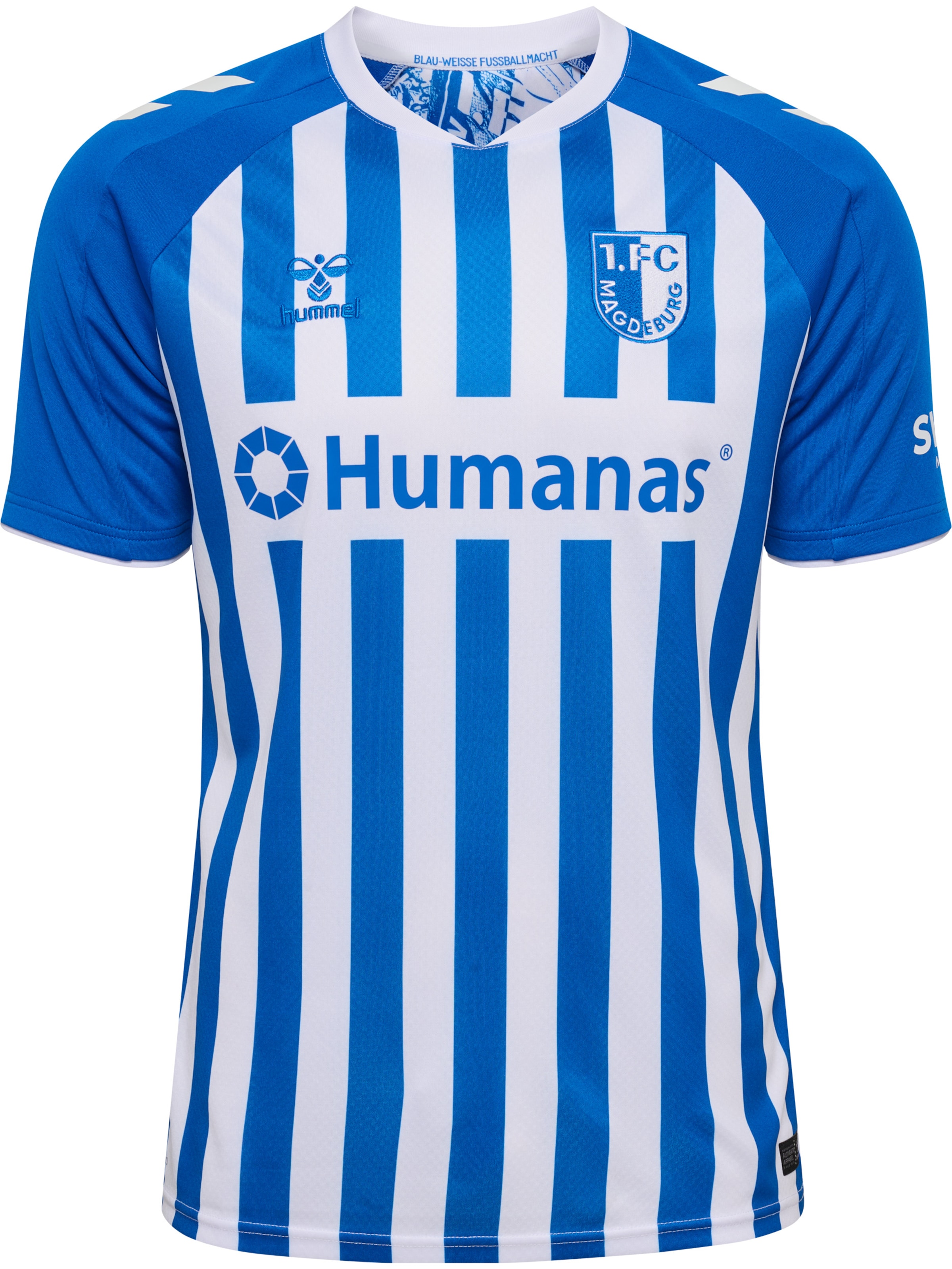 Maillot Hummel en bleu : devant