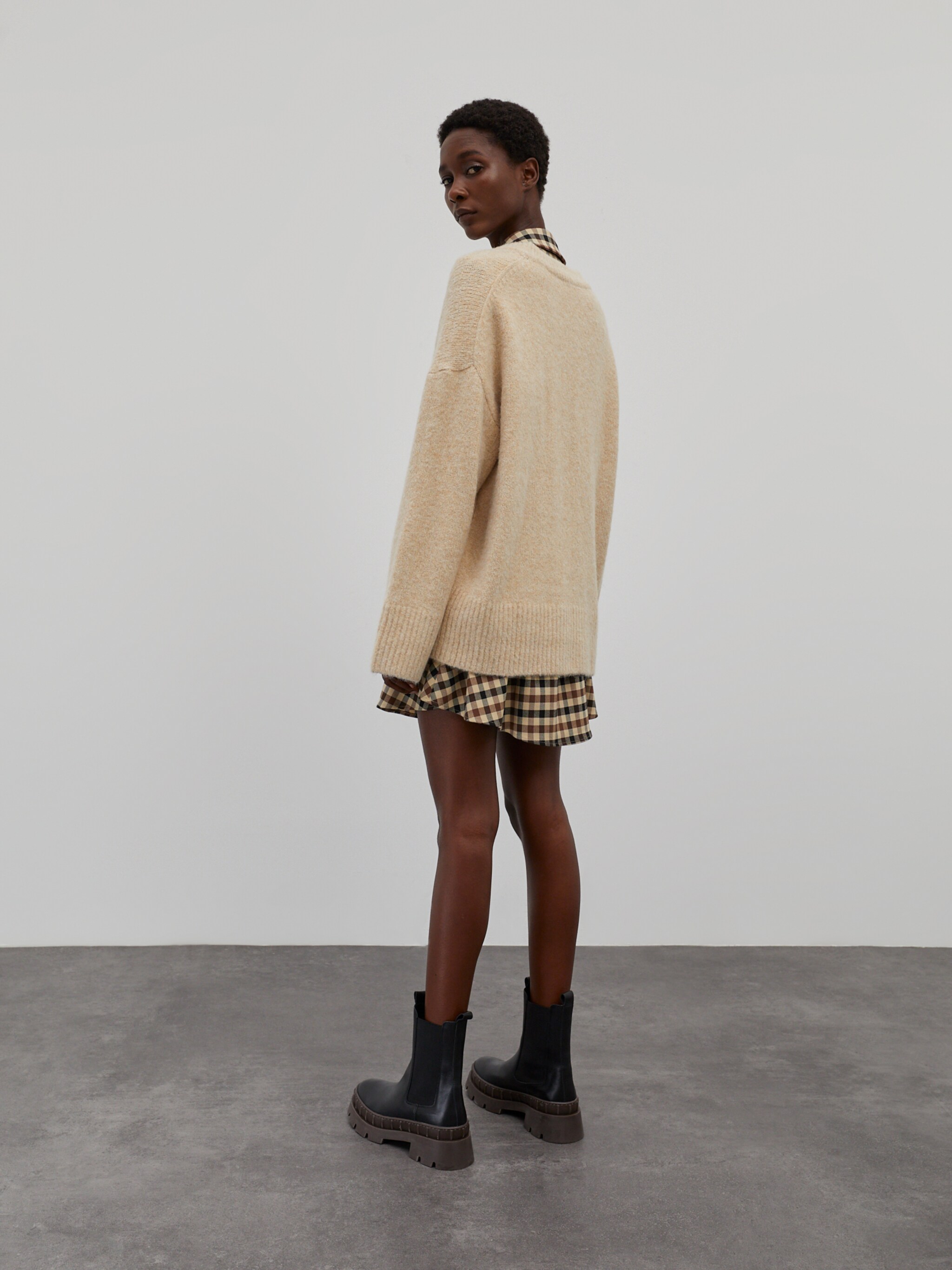 EDITED Producten Trui 'Haisley' Beige gemêleerd