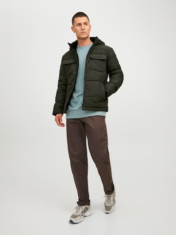 JACK & JONES Winter Jacket 'Brady' in Green