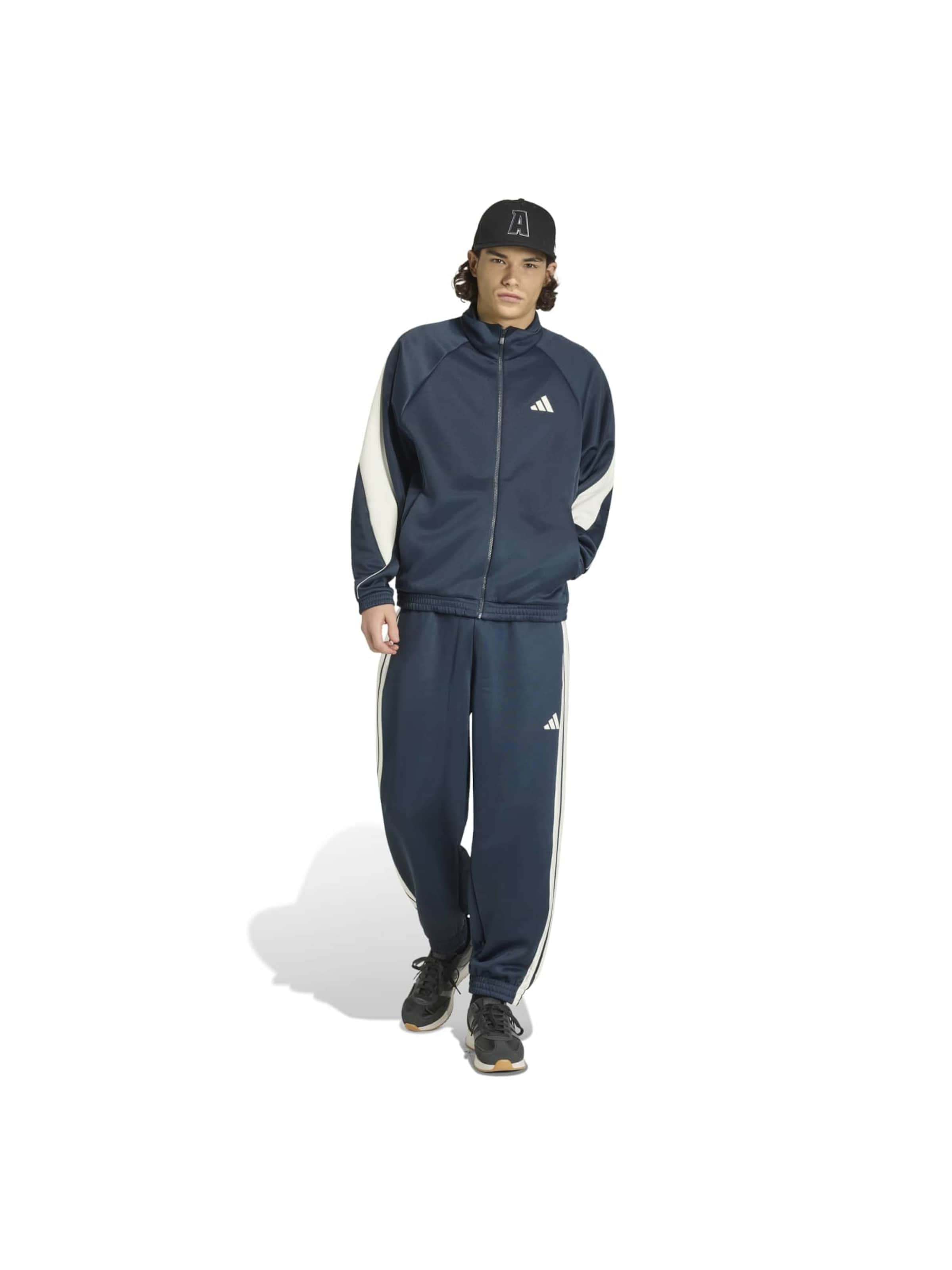 ADIDAS SPORTSWEAR Zúžený Sportovní kalhoty 'Stadium' – zelená