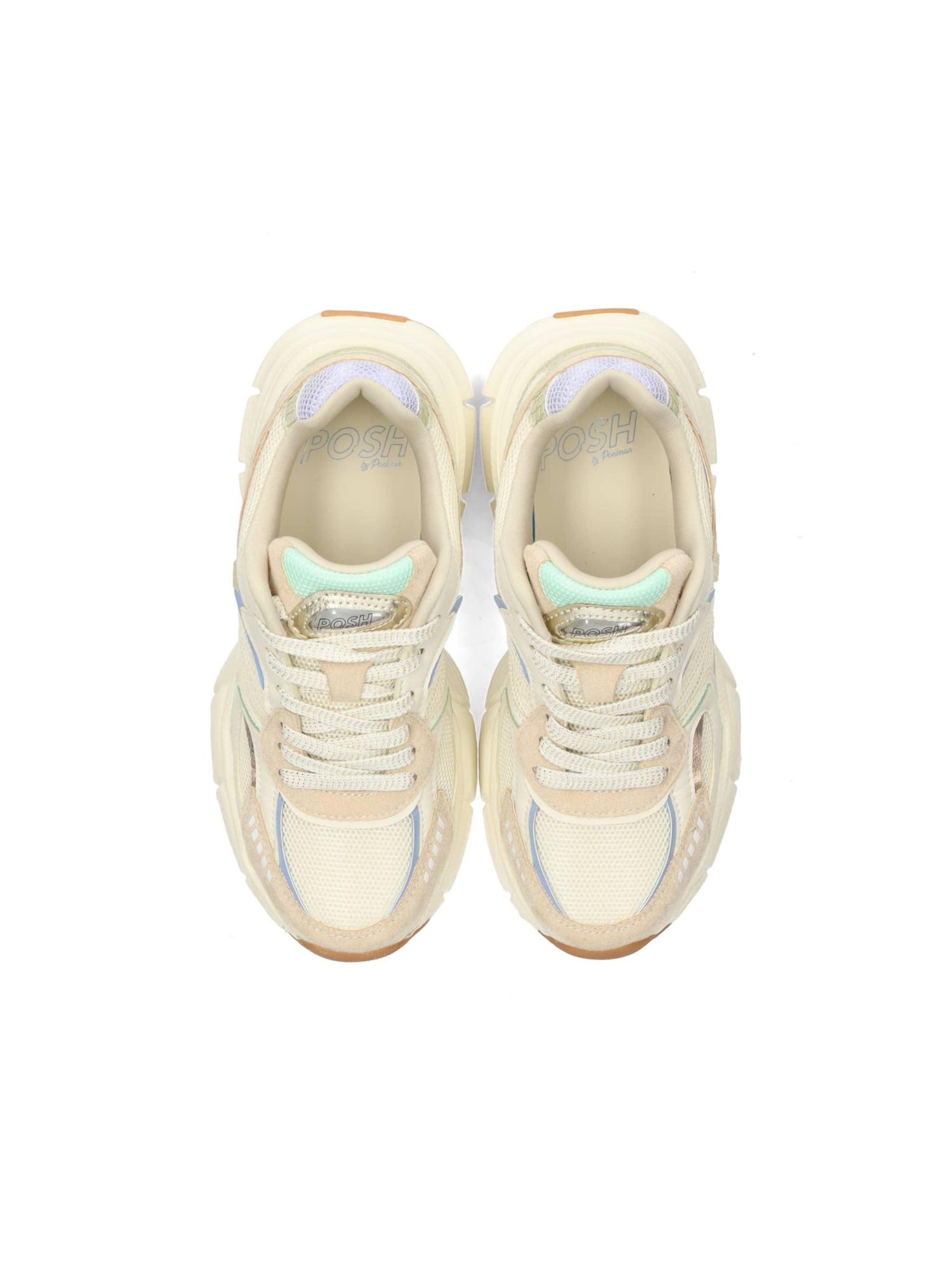 POSH by Poelman Sneakers laag 'Lise' in Beige