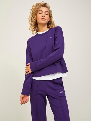 JJXX - Sweatshirt 'Caitlyn' em roxo: frente