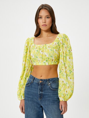 Koton Bluse in Gelb: Vorderseite