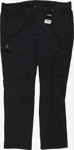 Schöffel Stoffhose 42 in Schwarz: Vorderseite