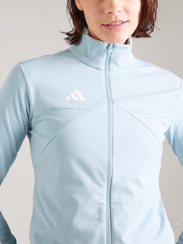 ADIDAS SPORTSWEAR Sports sweat jacket 'TIRO' in Blue