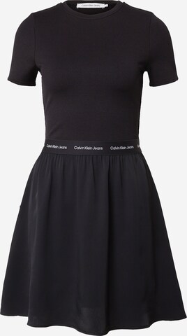 Robe Calvin Klein Jeans en noir : devant