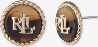 Lauren Ralph Lauren Øreringe i sand / mørkebrun / guld, Produktvisning
