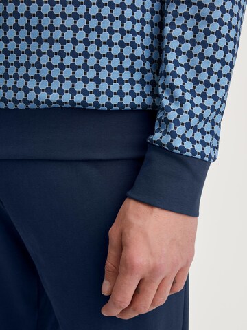 CALIDA Pajamas long 'Relax Streamline' in Blue