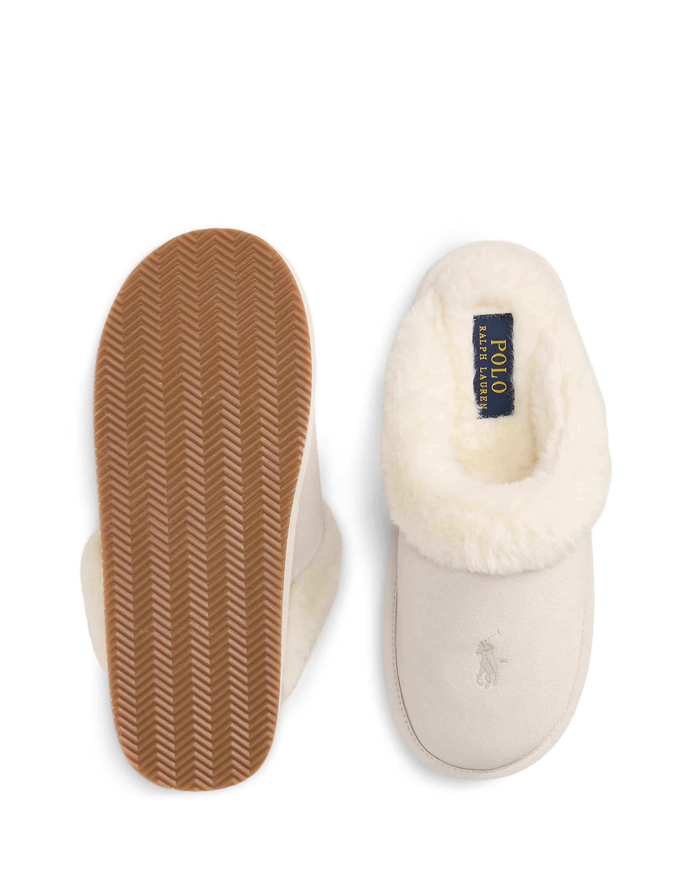 Pantoufle 'KAYLEIGH' Polo Ralph Lauren en beige