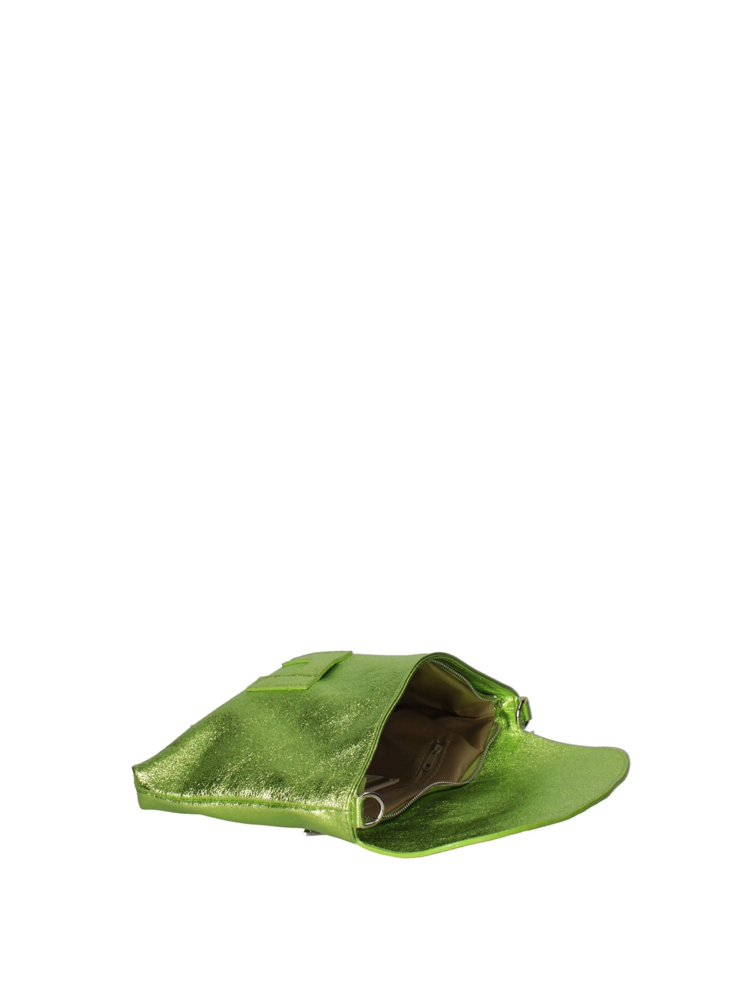 Pochette 'Pochette Donna Vera Pelle Laminato - Tracolla Regolabile' di Viola Castellani in verde