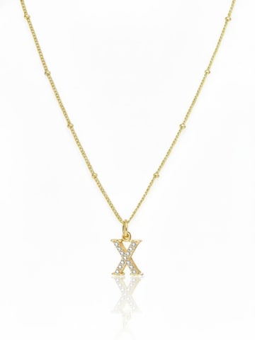 Hey Happiness - Cadena 'Letter X' en oro