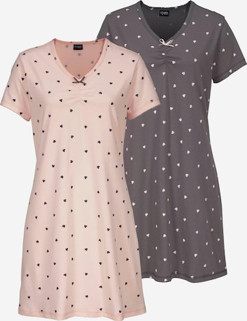 VIVANCEregular Spavaćica košulja - ljubičasta boja: prednji dio